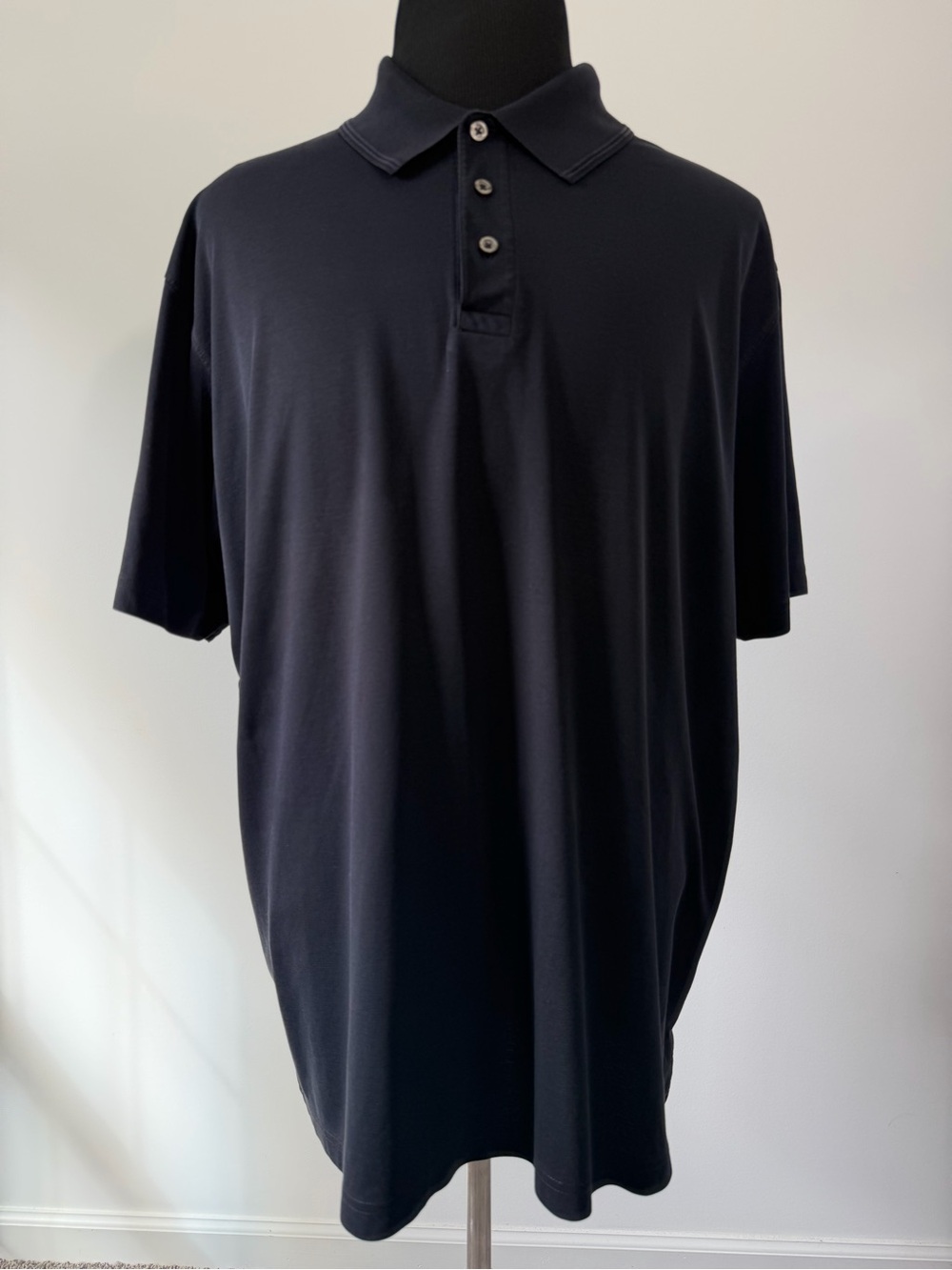 Foundry Supply Co Polo Shirt Mens 2XL Black Quick-Dri Short Sleeve